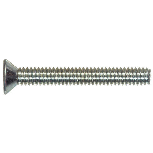 Hillman Zinc Round Flat Head Phillips Machine Screw #6-32 X 1-In