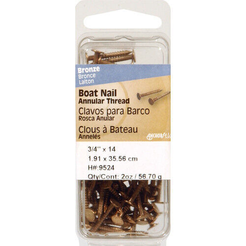 Hillman Anchor Wire Bronze Boat Nails, 3/4-In, 2-Oz