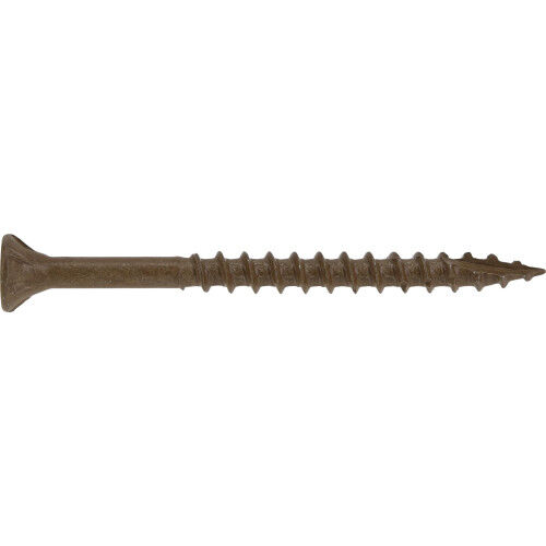 Hillman Deck Plus Brown Deck Screws, #10 x 2-1/2-In, 40-Pk