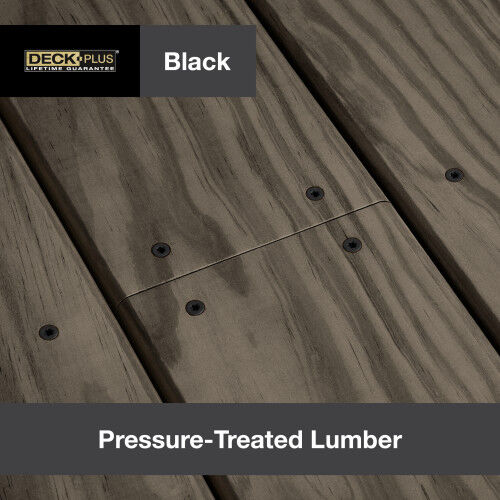 Hillman Deck Plus Black Deck Screws, #8 X 1-5/8 In