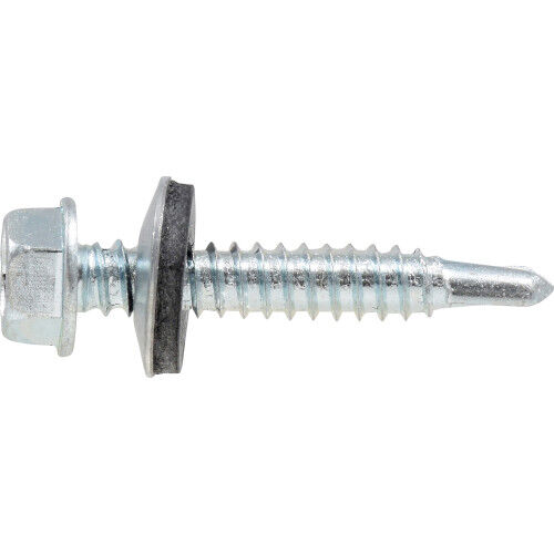 Hillman Washer Head Self Drilling Screws, 1/4 - 14 x 1 1/2-In, 1-Lb