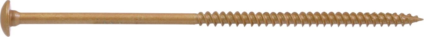Hillman Power Pro Bronze Star Drive Construction Lag Screws, 5/16-In - 18 x 10-in, 15-Pc