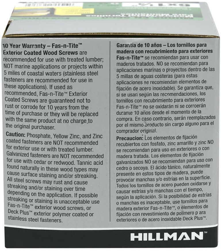 Hillman Fas-N-Tite Smart Thread Drywall Screws, #6 x 1 1/4-In, 5-Lb