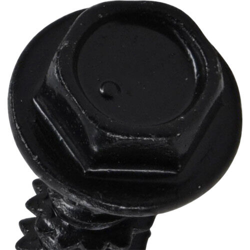 Hillman Power Pro Black Hex Washer-Head Concrete Screw Anchors, 3/16-In x 1-1/4-In, 25-Pk