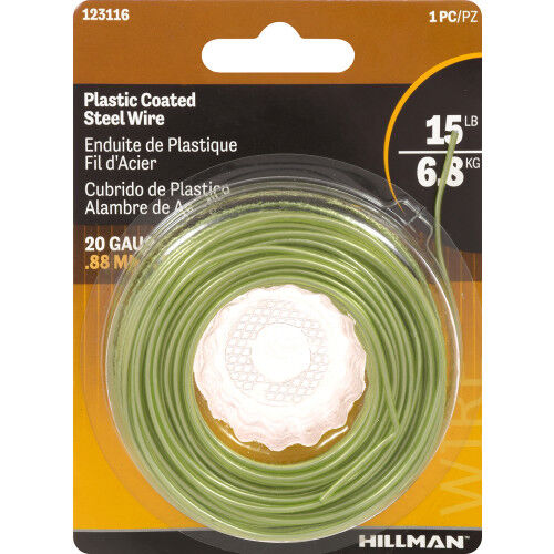 Hillman Plastic Hobby Wire, #20 X 75-Ft, 15-Lb