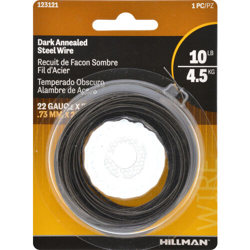 Hillman Hobby Wire Dark Annealed, #22 x 75-Ft