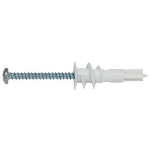 Hillman Nylon Self Drilling Drywall Anchor Kit With Screw, #8, 15-Pk