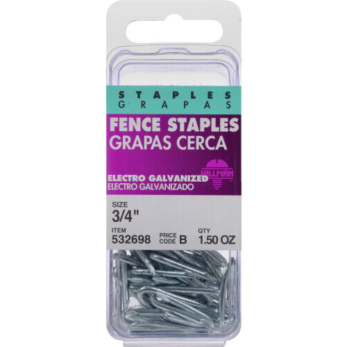 Hillman Fas-n-Tite Poultry Net Staples, 3/4-In x 1.5-Oz