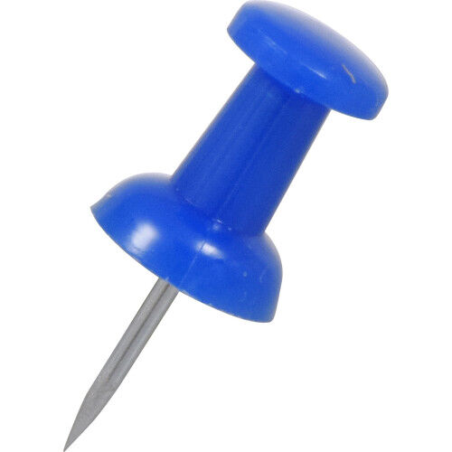 Hillman Blue Push Pins, 25-Pk