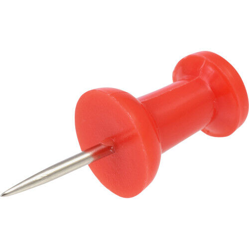 Hillman Red Push Pins, 25-Pk