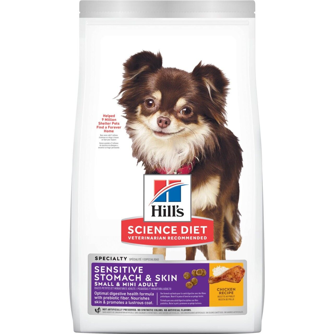 Hill's® Science Diet® Adult Sensitive Stomach & Skin Small & Mini Chicken Recipe Dog Food, 15-Lb
