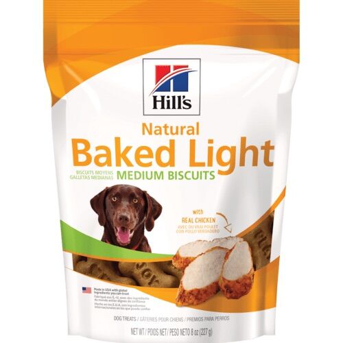 Hill's® Natural Baked Light Biscuits with Real Chicken Medium Dog Treats, 9-Oz