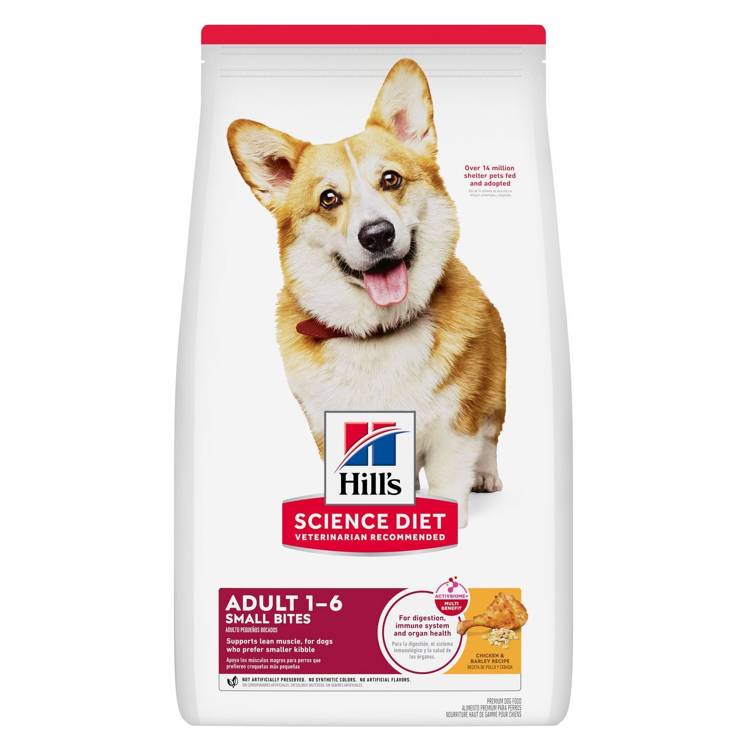 Hill's Science Diet Adult Small Bites Chicken & Barley Recipe Dog Food, 35 lb.
