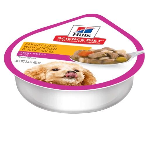 Hill's® Science Diet® Puppy Small Paws™ Savory Stew with Chicken and Vegetables, 3.5-Oz 