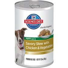 Hill's Science Diet Chicken & Vegetables Savory Stew Puppy Wet Dog Food, 12.8-Oz Can 