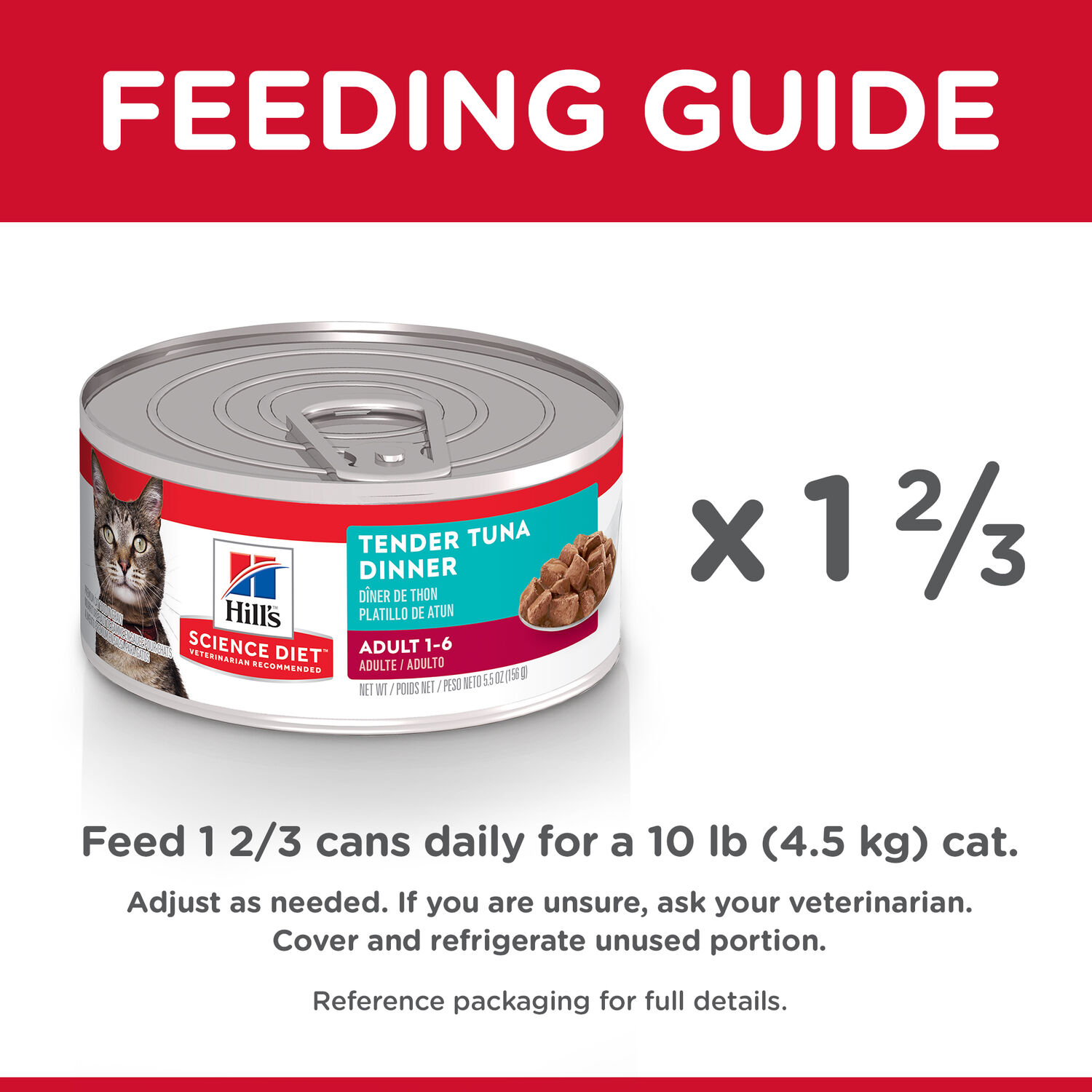 5.5oz Adult Feline Tuna Wet Cat Food
