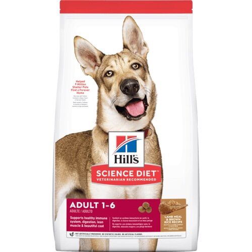 Hills Science Diet Lamb & Brown Rice Adult Dry Dog Food, 33-Lb Bag 