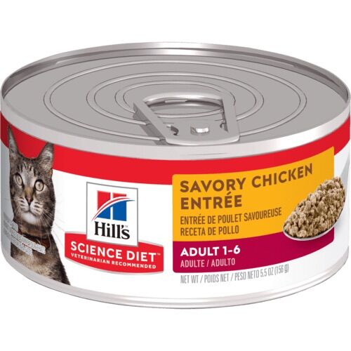 Hill's® Science Diet® Savory Chicken Entrée Adult Wet Cat Food, 5.5-Oz