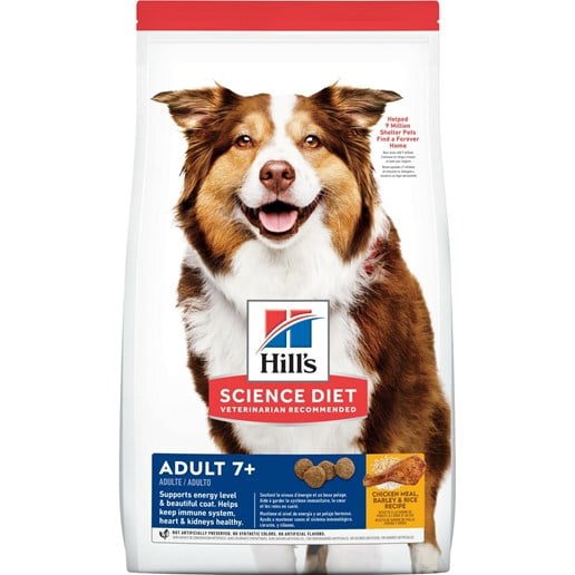 Hill's® Science Diet® Adult 7+ Chicken Meal, Barley & Rice Recipe Dog Food, 15-Lb