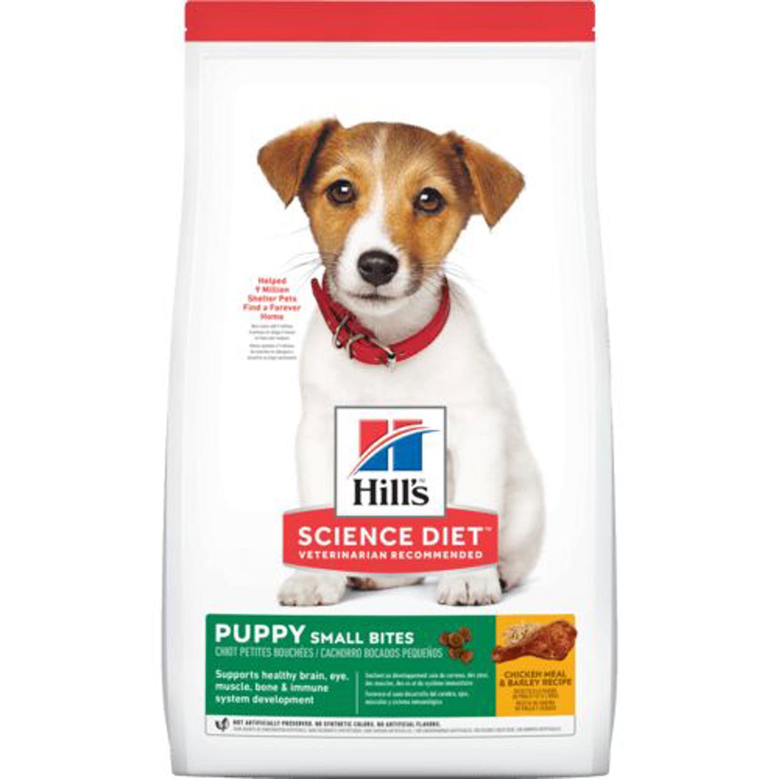 Hill s Science Diet Small Bites Chicken Barley Puppy Dry Dog Food 4.5 Lb Bag Dog Food Hill s Pet Nutrition CAL Ranch
