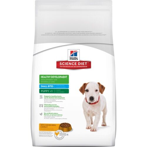 Hill's Science Diet Small Bites Chicken & Barley Puppy Dry Dog Food, 4.5-Lb Bag 