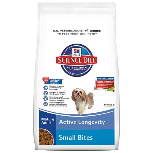 Hills Science Diet Small Bites Chicken, Barley & Rice Adult Dry Dog Food, 5-Lb Bag 