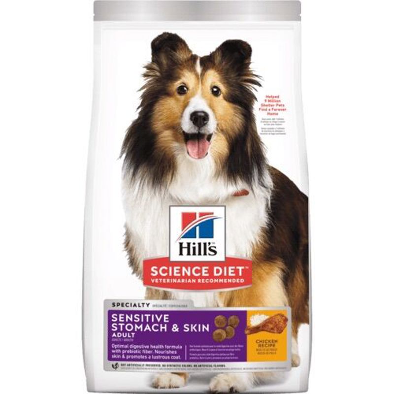 Hill's science diet sensitive skin and stomach dog food top