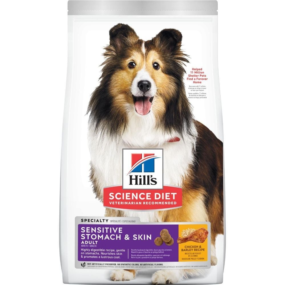 Hill's Science Diet Adult Sensitive Stomach & Skin Chicken Recipe Dog Food, 30-Lb