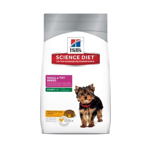 Hill's Science Diet Small Paws Chicken, Barley & Brown Rice Puppy Dry Dog Food, 4.5-Lb Bag 