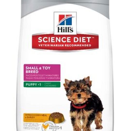 Hill s Science Diet Small Paws Chicken Barley Brown Rice Puppy Dry Dog Food 4.5 Lb Bag Dog Food Hill s Pet Nutrition CAL Ranch