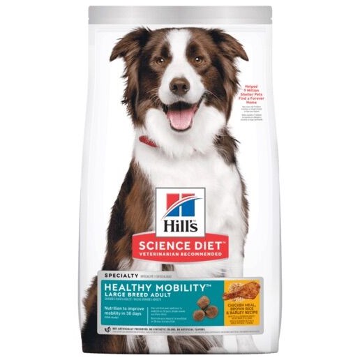Hill's Science Diet Healthy Mobility Large Breed Chicken Rice Barley Adult Dry Dog Food, 30-Lb Bag 