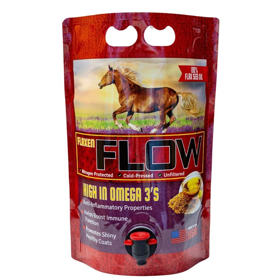 Flaxen Flow Flax Oil Equine Supplement, 3-Li Bag