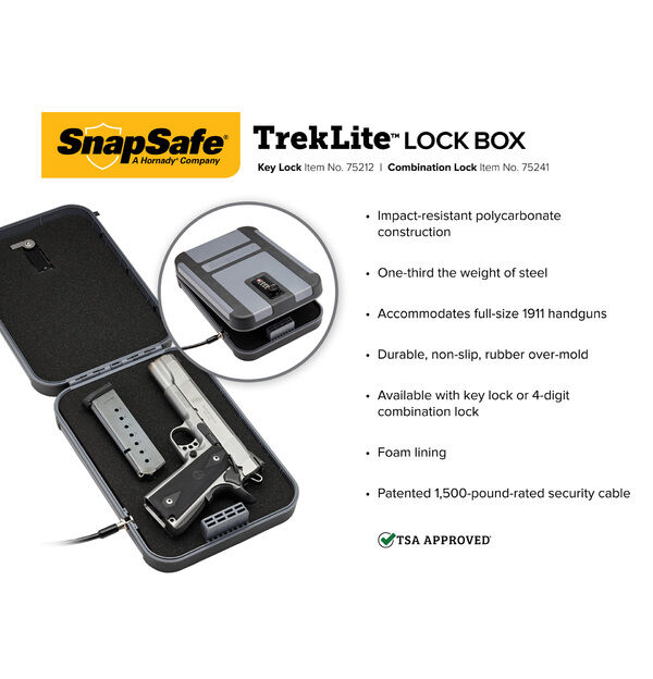 SnapSafe X-Large TrekLite Lock Box