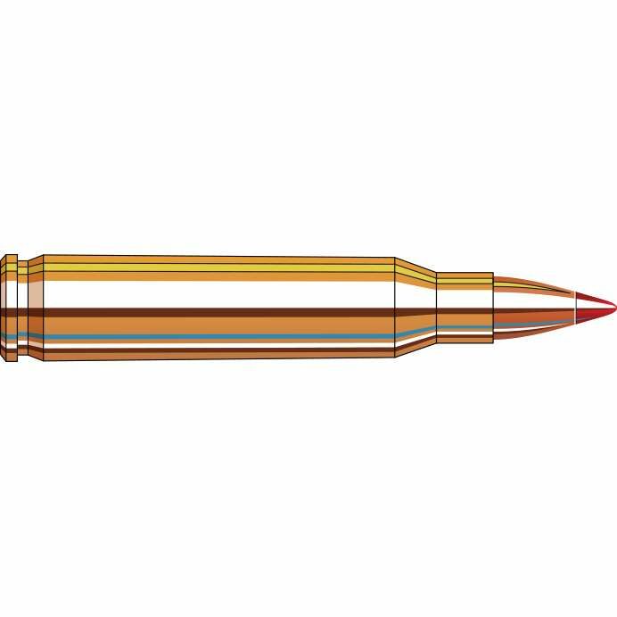 Hornady Varmint Express .223 Rem, 55 Grain V-Max Rifle Ammo, 25-Rd