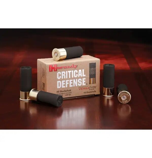 Hornady Critical Defense 12 Gauge 2 3/4" #00 Buckshot, 10-Rd