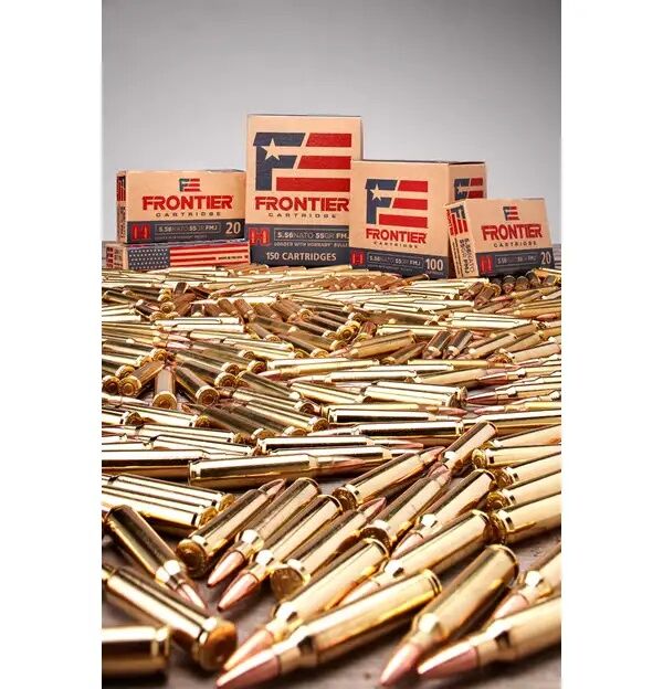 Hornady Frontier 5.56 NATO, 55 Grain Full Metal Jacket Rifle Ammo, 20-Rd