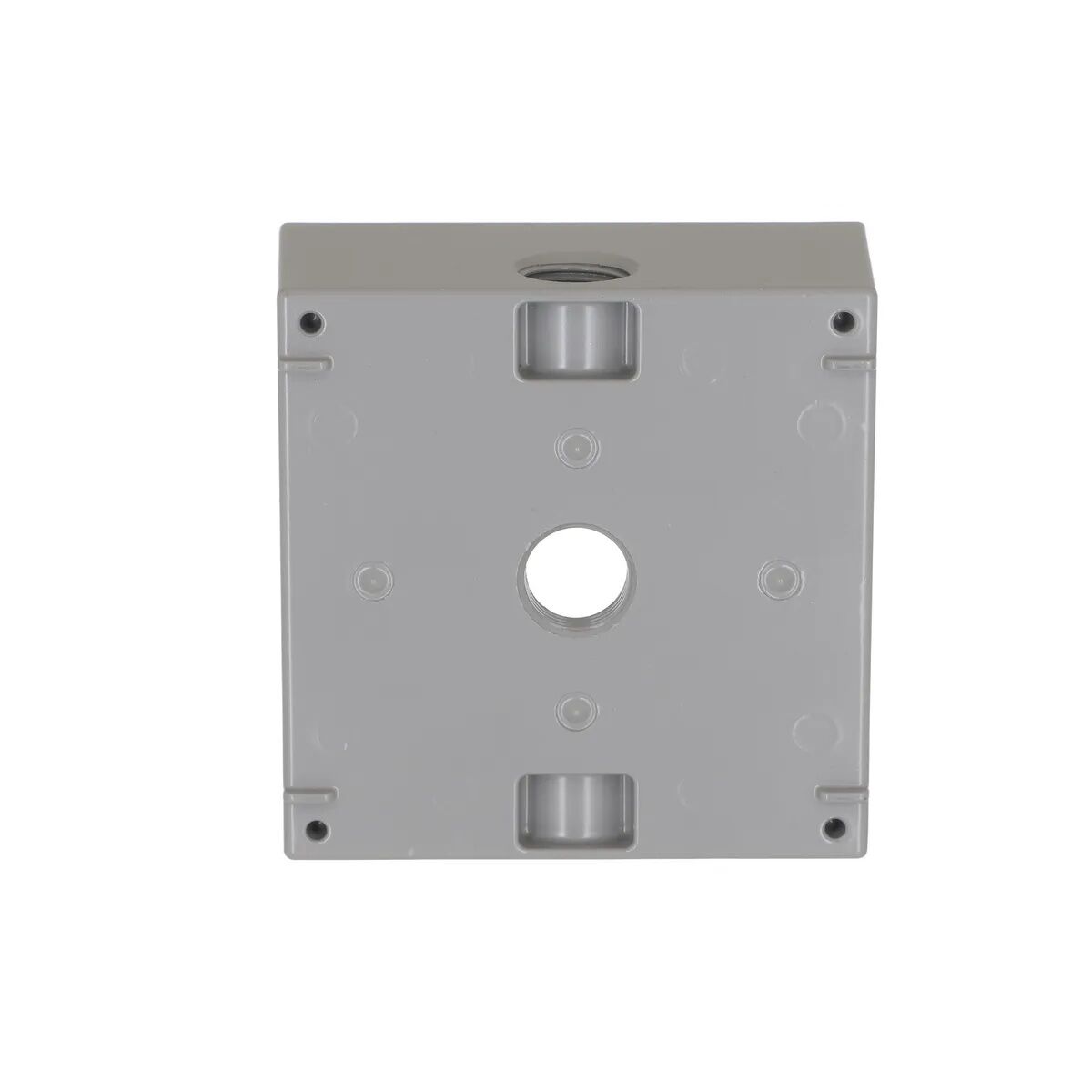 Bell Outdoor 2-Gang Gray Weatherproof Box Woth 3 Knockouts