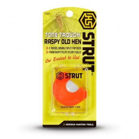 Strut Tone Trough Diaphragm Raspy Old Hen Turkey Call