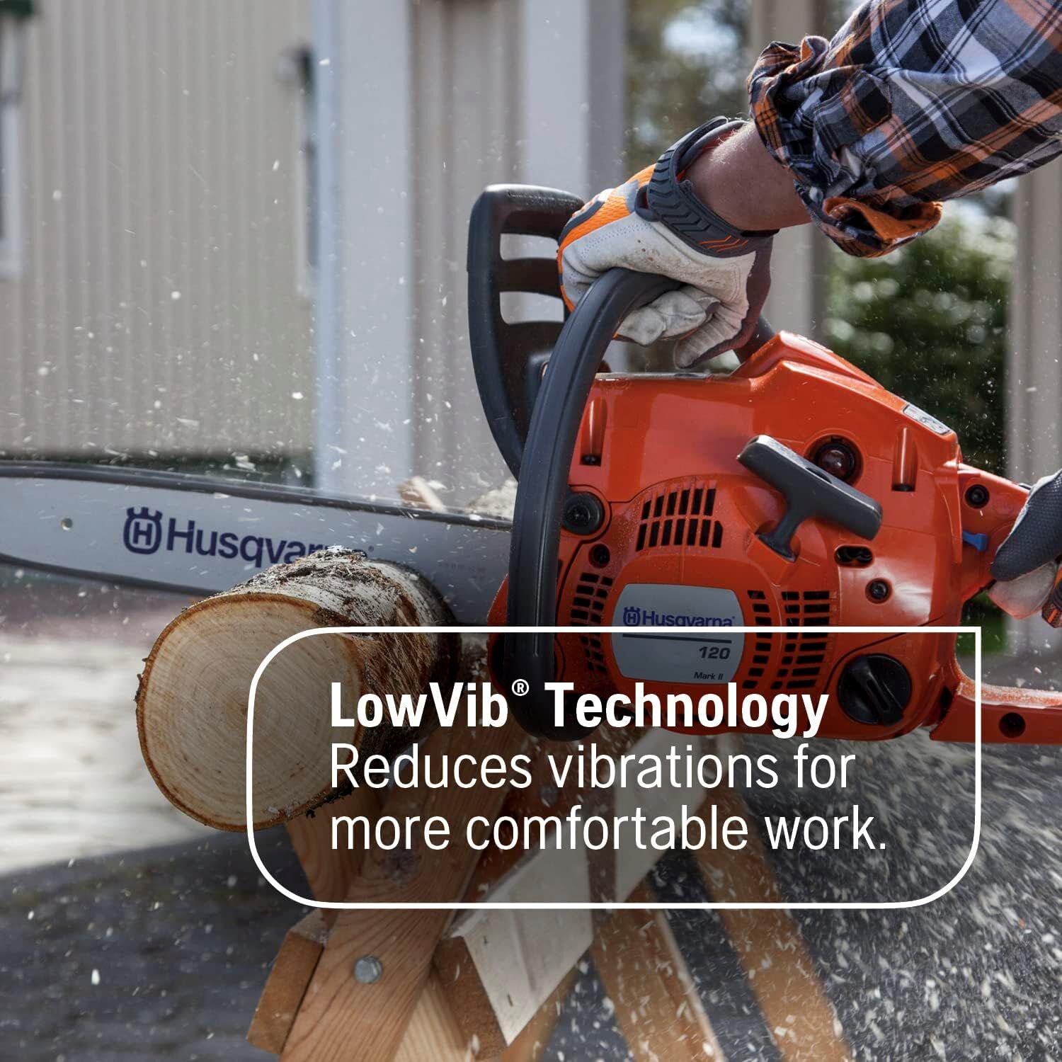 Husqvarna 120 Mark II 14-In 2-Cycle Gas Chainsaw