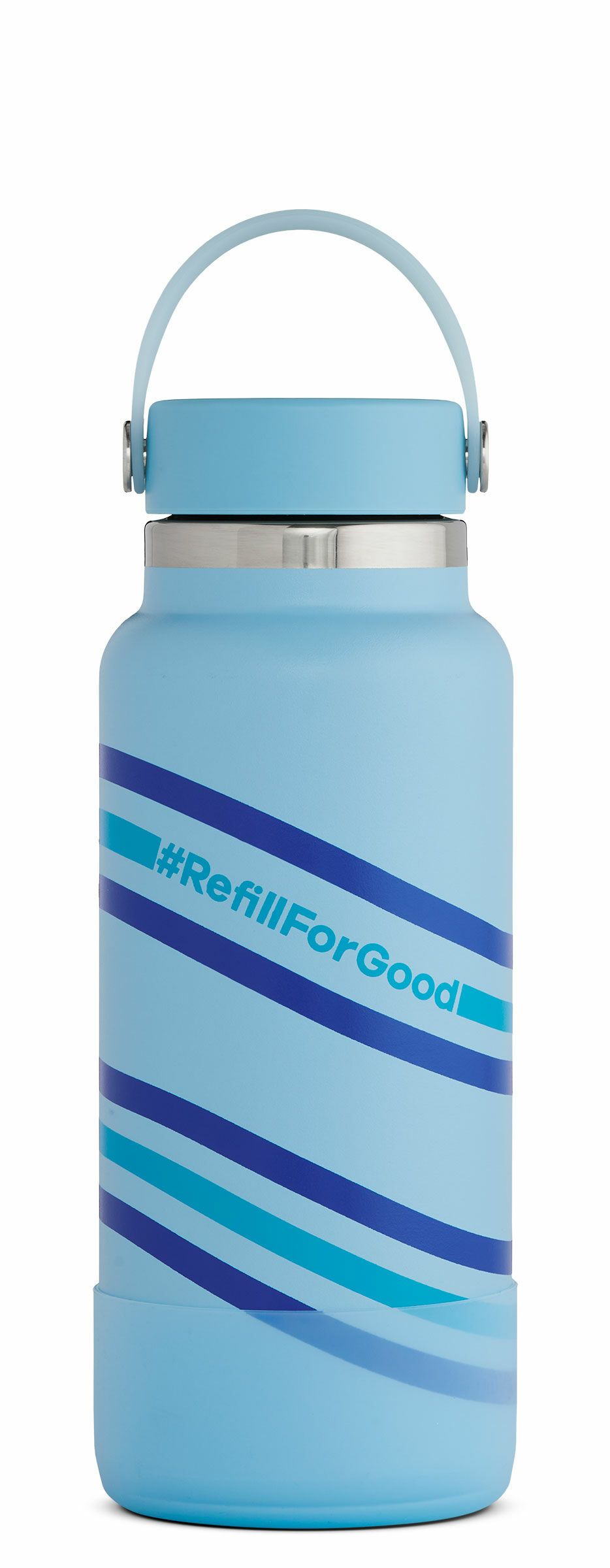 32-Oz Wide Mouth Flask with Boot In Geyser