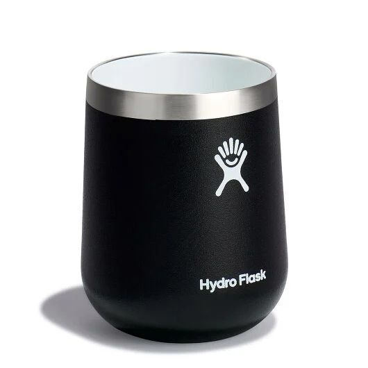 Hydro Flask Black Wine Tumbler, 10-Oz