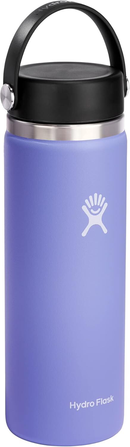 Hydroflask Water Bottle Wide Mouth with Flex Cap Lupine, 20-Oz