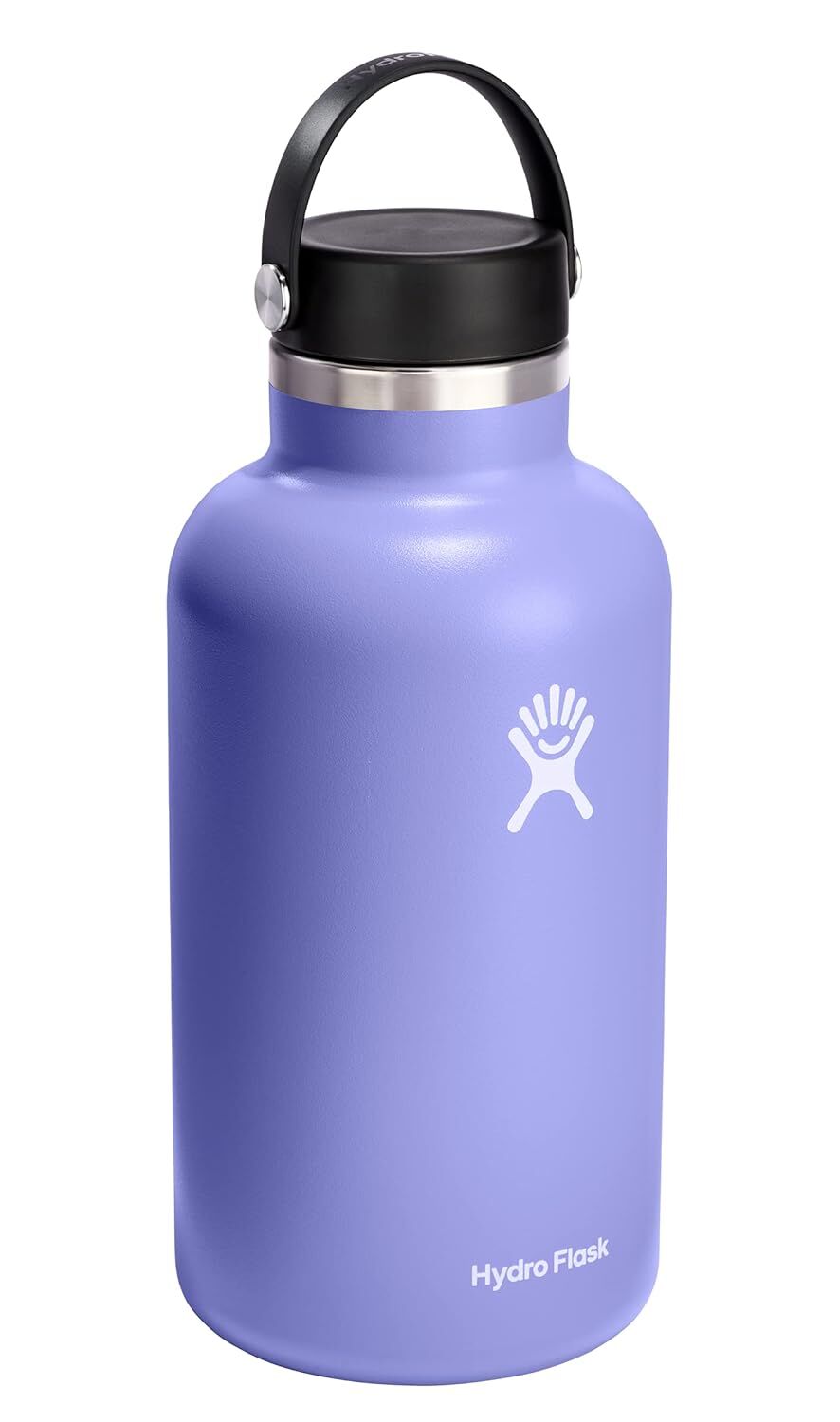Hydroflask Water Bottle Wide Mouth with Flex Cap Lupine, 64-Oz
