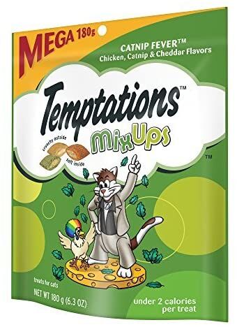 Temptations MixUps Catnip Fever™ Chicken, Catnip, And Cheddar Flavor Cat Treat, 6.3-Oz