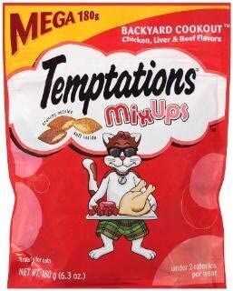 Temptations MixUps Backyard Cookout™ Chicken, Liver, And Beef Flavor Cat Treat, 6.3-Oz