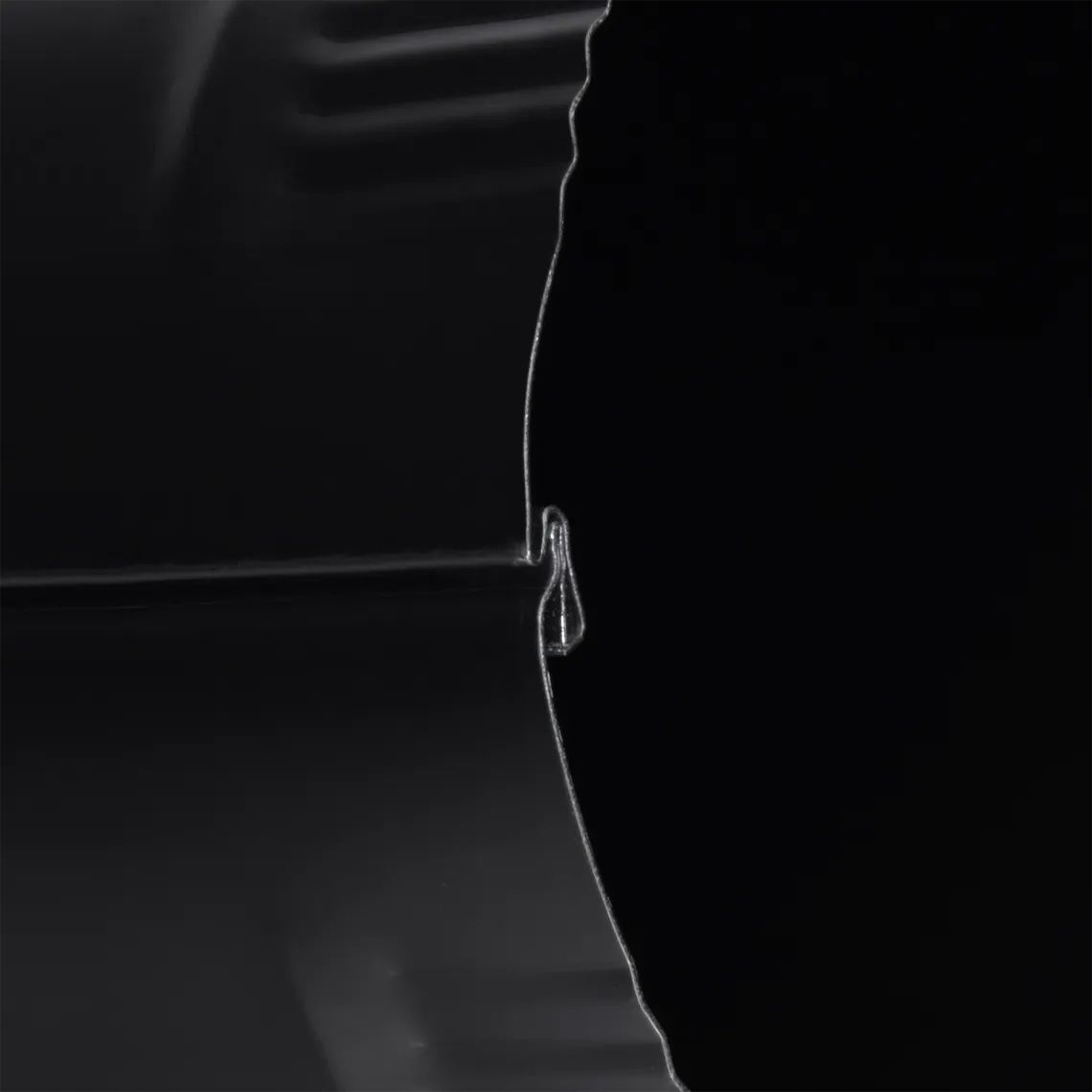 Imperial 24 Gauge Black Matt Half Joint Stove Pipe, 6-In x 12-In