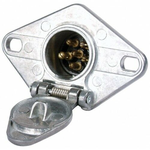 6-Pole Round Vehicle End Zinc Die Cast Connector