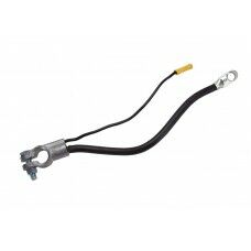 Black Top Post Battery Cable 4 Awg 25In W/Auxiliary Cable