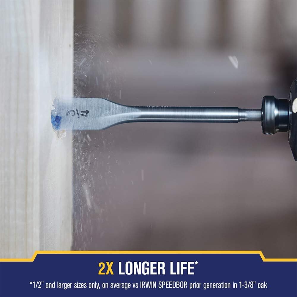 Irwin SpeedBor Spade Drill Bit, 1/2-In x 16-In