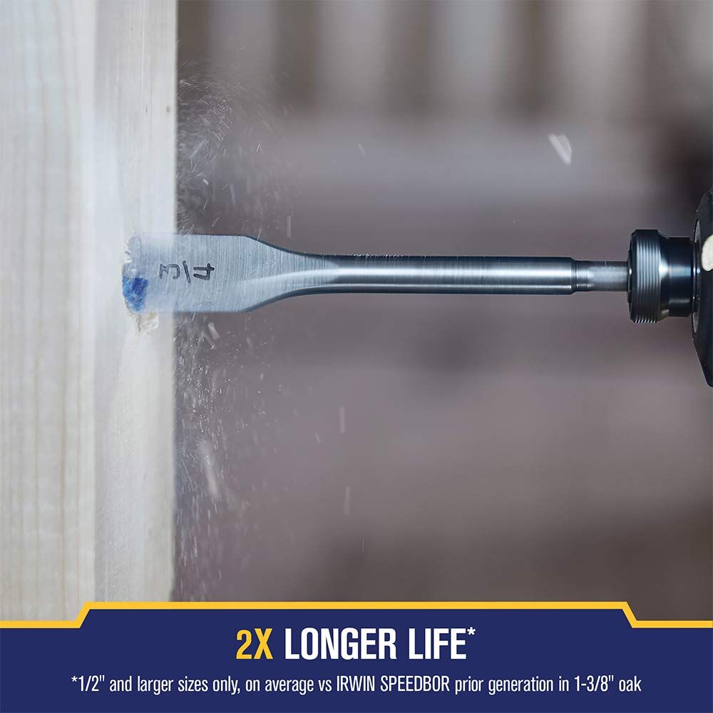 Irwin SpeedBor Spade Drill Bit, 5/8-In x 6-In